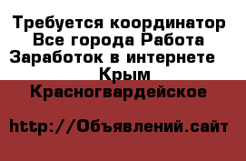 Требуется координатор - Все города Работа » Заработок в интернете   . Крым,Красногвардейское